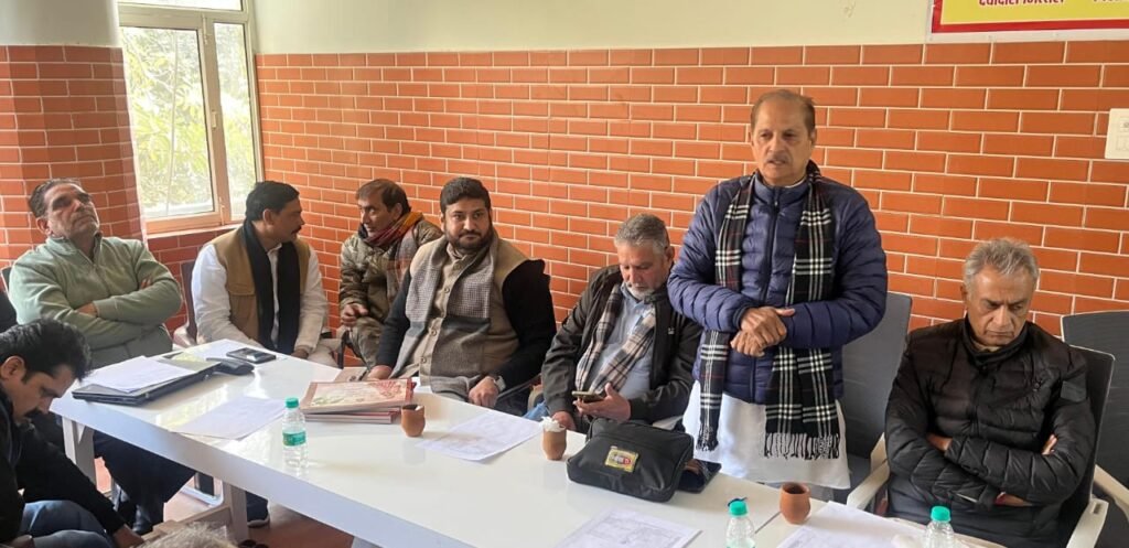 जाट समाज कार्यालय आरडीसी राजनगर में सम्पन्न हुई धन्यवाद एवं आभार बैठक