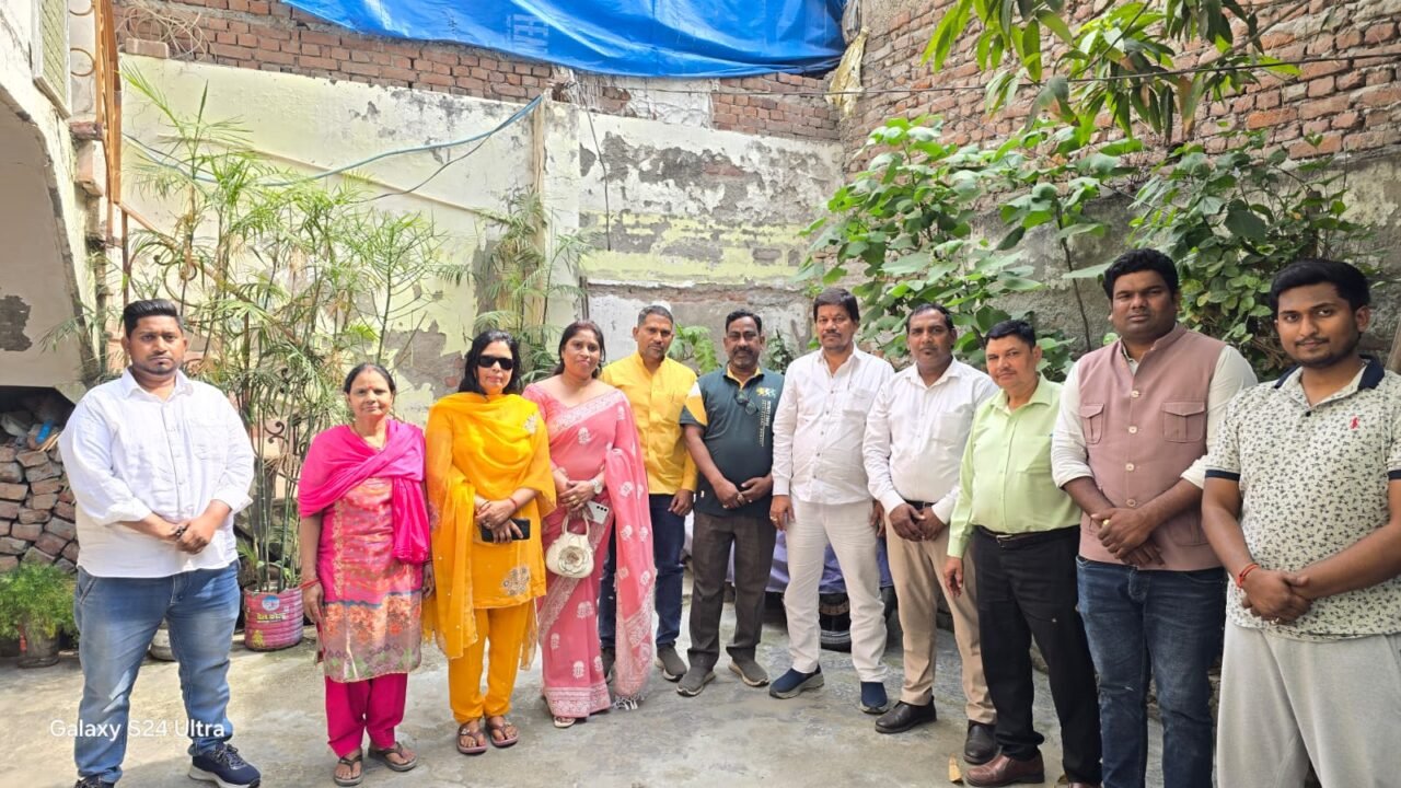 महानगर संयोजक अनुसूचित मोर्चा वेदप्रकाश जी ने योजना बैठक को दी रफ्तार ।