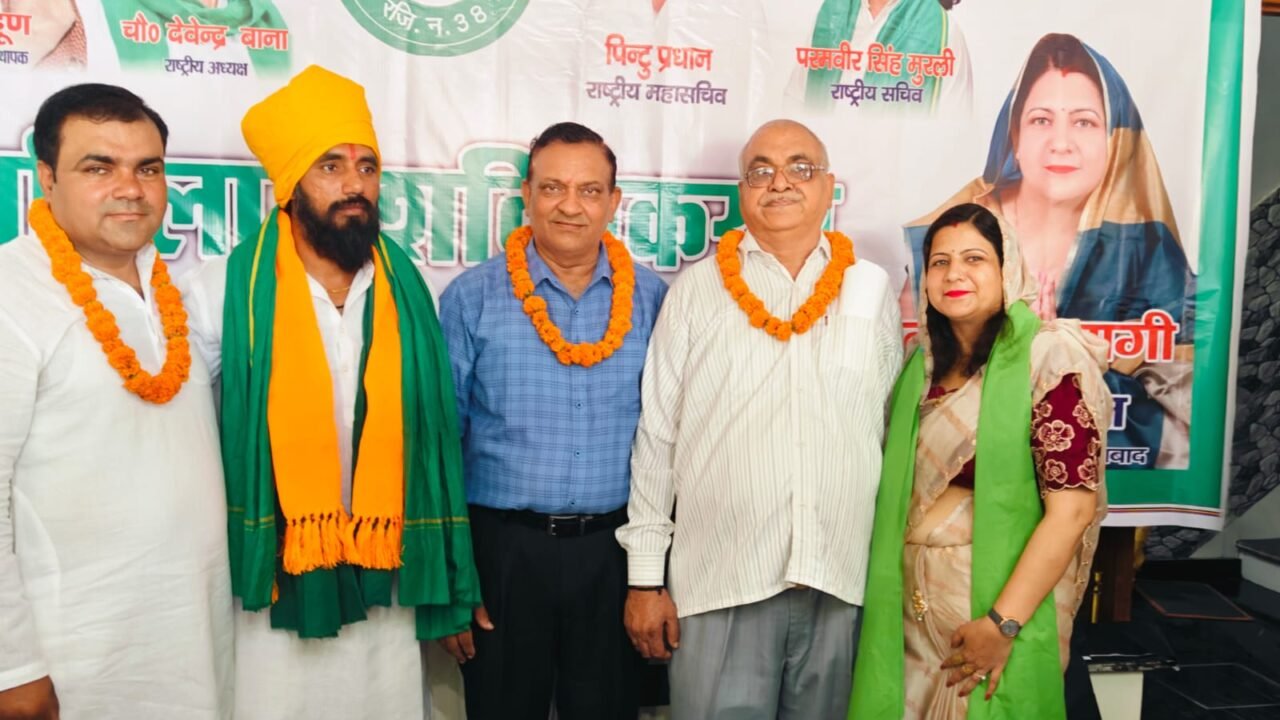 खुशबू त्यागी को जी को गाजियाबाद भारतीय किसान यूनियन लोकहित की महिला मोर्चा की जिला अध्यक्ष नियुक्त किया गया ।