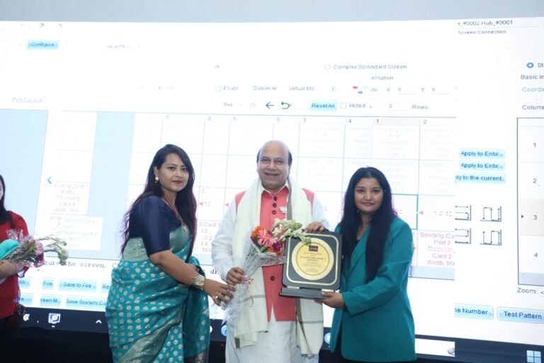 Hi fi ग्लोबल द्वारा पत्रकार ओर विदेशी प्रतिभाओं को किया सम्मानित ।