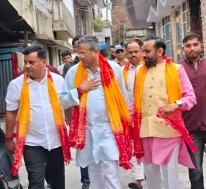 वाल्मीकी धर्मशाला निर्माण कार्य का महापौर ने किया निरीक्षण, समाज की वर्षों पुरानी मांग हो रही साकार
