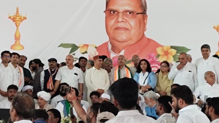 गाजियाबाद कांग्रेस कार्यकर्ताओं ने सत्यपाल मलिक की दी श्रद्धांजलि ।
