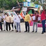 छात्रों पर लाठीचार्ज के विरोध में भाजपा का हल्लाबोल, छतरपुर के जपला मोड़ पर सड़क जाम