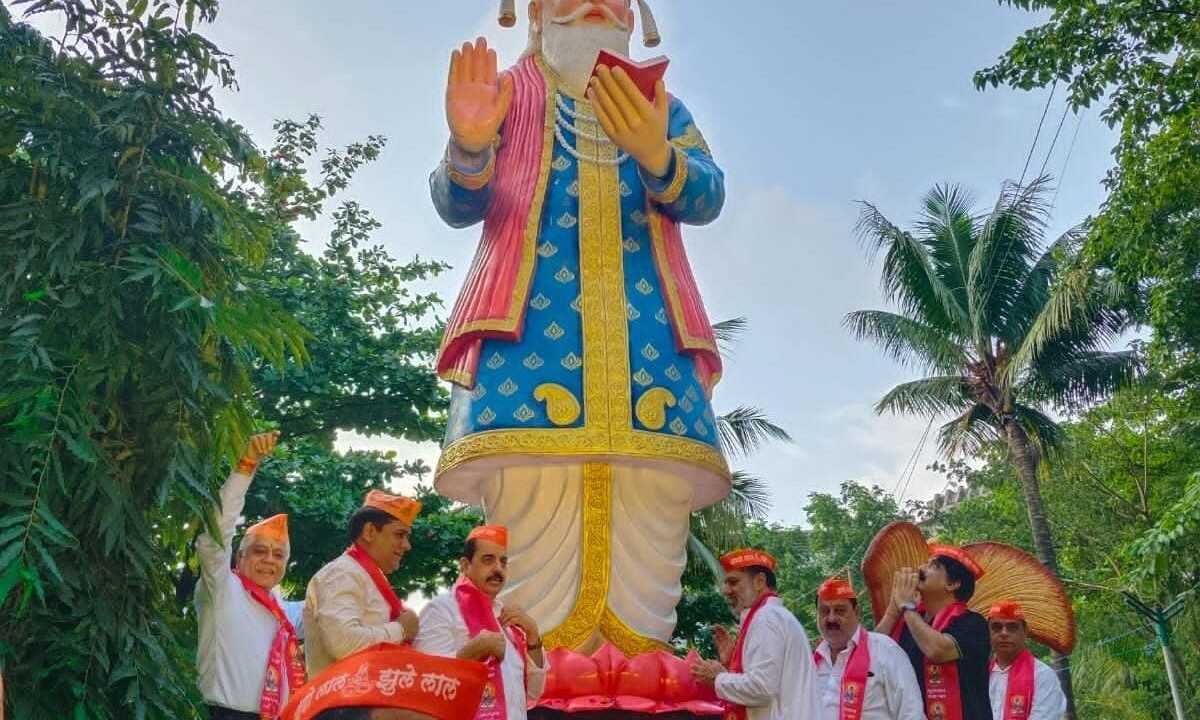 भगवान झुलेलाल की 25 फीट ऊंची प्रतिमा का भव्य लोकार्पण !
