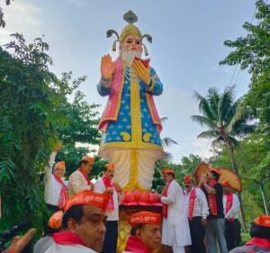 भगवान झुलेलाल की 25 फीट ऊंची प्रतिमा का भव्य लोकार्पण !