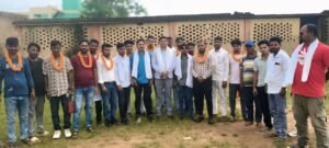 युवा कांग्रेस की नई कमेटी का गठन, सैकड़ों लोगों ने थामा कांग्रेस का हाथ ।