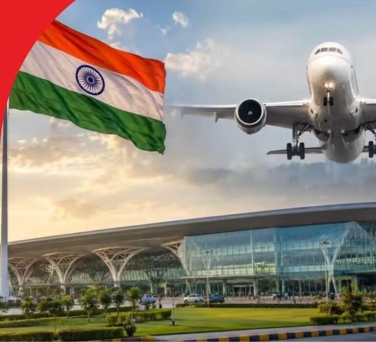 नोएडा इंटरनेशनल एयरपोर्ट पर यात्रियों का स्वागत अब 100 फीट ऊंचा विशाल तिरंगा करेगा।