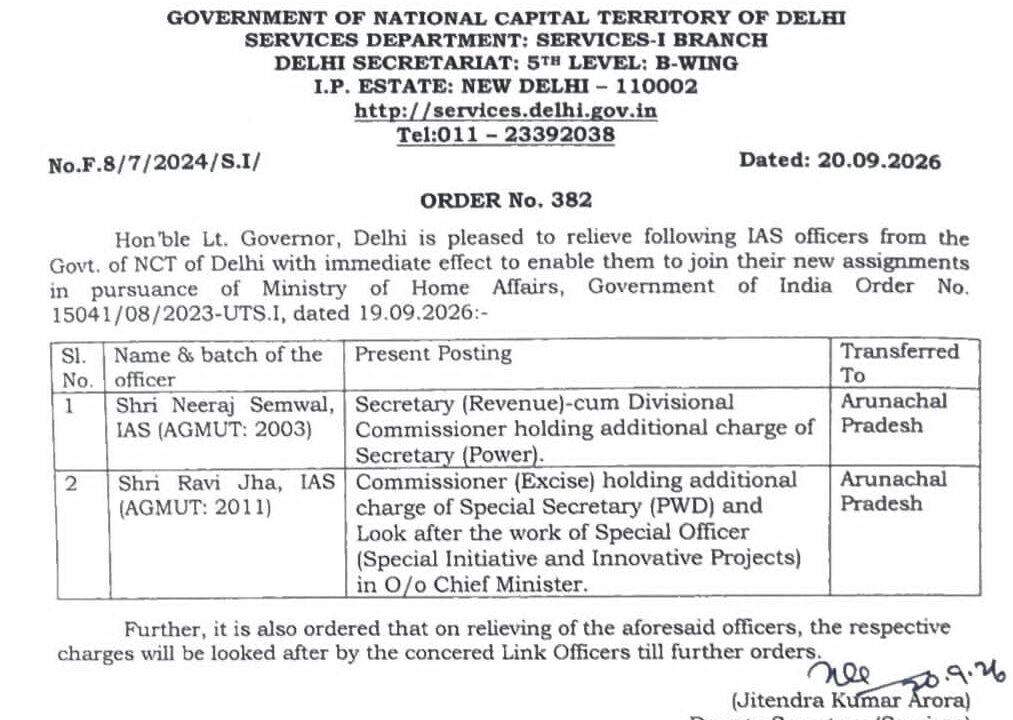 दलाल की गिरफ्तारी से आबकारी विभाग में भूचाल! कथित वसूली के खुलासे के बीच IAS रवि झा का तबादला ।