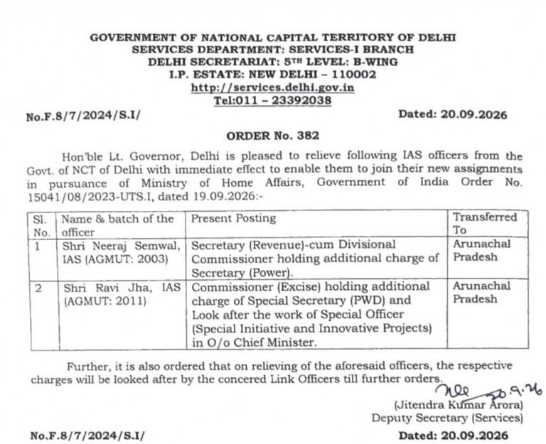 दलाल की गिरफ्तारी से आबकारी विभाग में भूचाल! कथित वसूली के खुलासे के बीच IAS रवि झा का तबादला ।