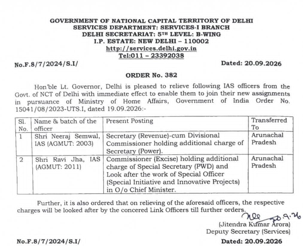 दलाल की गिरफ्तारी से आबकारी विभाग में भूचाल! कथित वसूली के खुलासे के बीच IAS रवि झा का तबादला । दलाल की गिरफ्तारी से आबकारी विभाग में भूचाल! कथित वसूली के खुलासे के बीच IAS रवि झा का तबादला ।