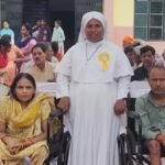 जीवन धारा वेलफेयर सेंटर गाजियाबाद में शताब्दी वर्ष को निराश्रित धर्म बहनों ने निराश्रित लोगों के साथ बड़े हर्षौल्लास के साथ मनाया ।