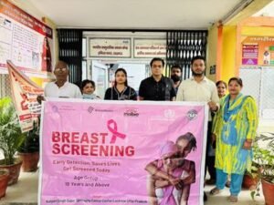 लखनऊ में ‘पिंक वेव 2026’ का भव्य आयोजन: स्तन कैंसर जागरूकता के लिए 1090 चौराहे पर उमड़ी हजारों की भीड़ ।