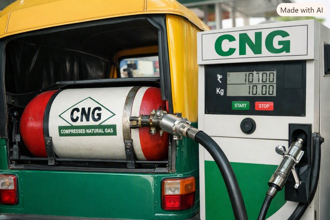 यूपी में महंगी हुई CNG, यात्रियों पर बढ़ा बोझ ।