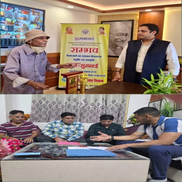 गाजियाबाद विकास प्राधिकरण में जनसुनवाई के दौरान उपाध्यक्ष नंदकिशोर कलाल ने  एक वर्ष से भटक रहे एक आवंटी की संपत्ति की रजिस्ट्री तत्काल उसके घर जाकर कराने का आदेश दिया ।