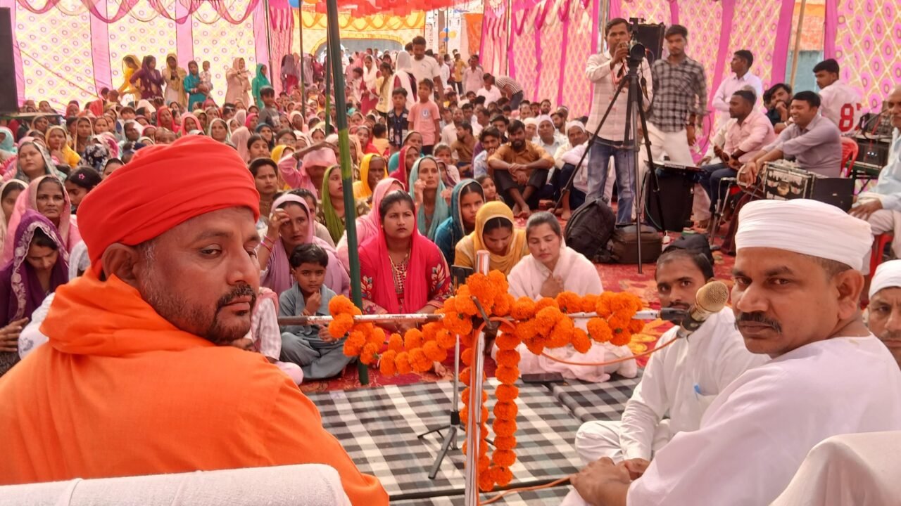 तपस्या पूर्ण होने पर आयोजित हुआ भव्य सत्संग, आचार्य कंवरपाल ब्रह्मचारी ने दिये दर्शन ।